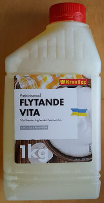 Pastöriserad flytande vita