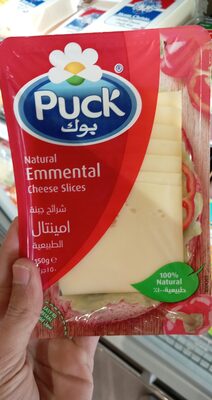 Emmental cheese slices