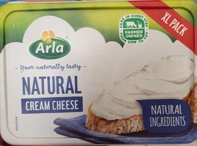 Natural cream cheese