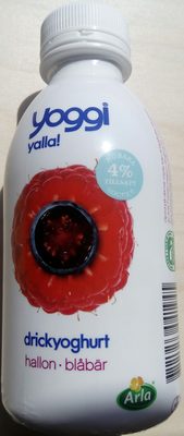 Yoggi yalla! Drickyoghurt Hallon Blåbär