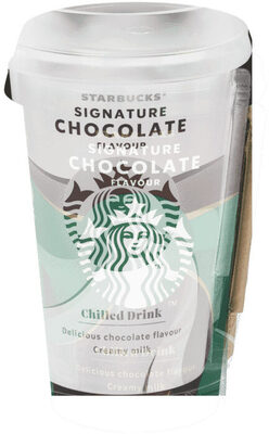Signature chilled cup bebida fría de chocolate