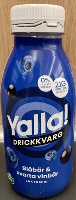 Yalla! Drickkvarg Blåbär & Svarta Vinbär
