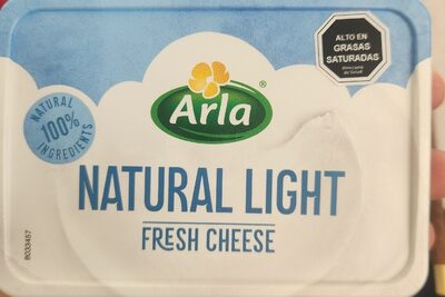 Natural light fresh cheese