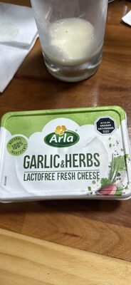 Garlic & Herbs Lactofree Fresh Cheese