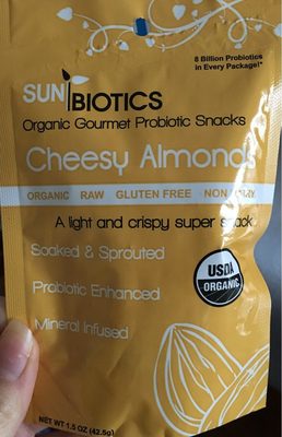 Cheesy almonds