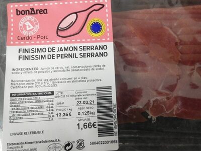 Finisimo de jamon serrano