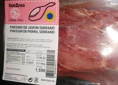 Finísimo de jamón serrano