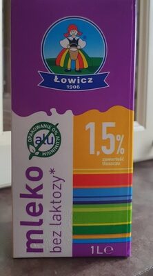 Lactose free UHT milk