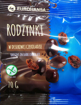 Rodzynki w deserowej czekoladzie