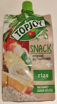 Snack, trópusi gyümölcsök