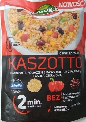 Kaszotto z papryką i czerwoną fasolą
