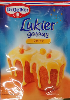 Lukier gotowy żółty