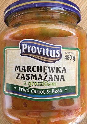 Marchewka zasmażana z groszkiem