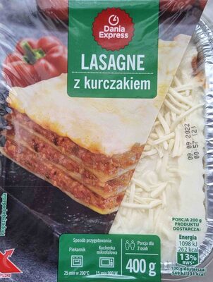 Lasagne z kurczakiem
