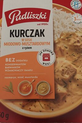 Kurczak W Sosie Miodowo-musztardowym Z Ryżem
