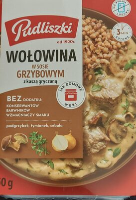 Wołowina w sosie grzybowym