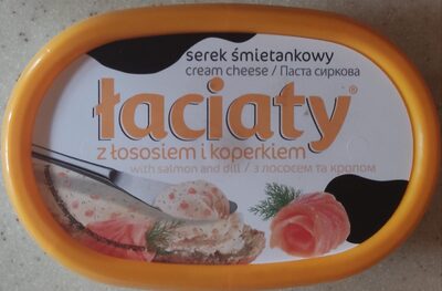 Cream cheese with salmon and dill
