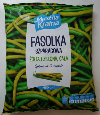 Fasolka szparagowa żółta i zielona, cała