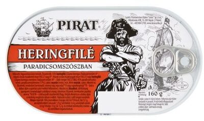 PIRAT HERINGFILÉ PARADICSOMSZÓSZBAN