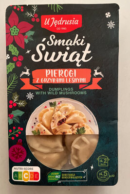 Pierogi z grzybami leśnymi