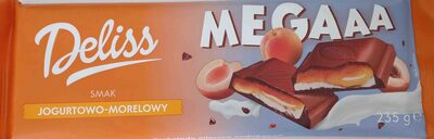 Czekolada mleczna nadziewana smak jogurtowo-morelowy