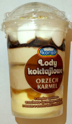 Lody koktailowe orzech karamel