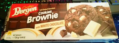 Cookies brownie with white chocolate