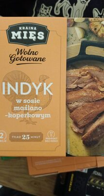 Indyk w sosie maślano-koperkowym