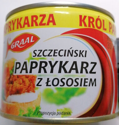 Paprykarz Szczeciński z łososiem.