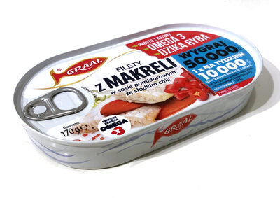 Mackerel Fillets in Tomato Sauce with Sweet Chili