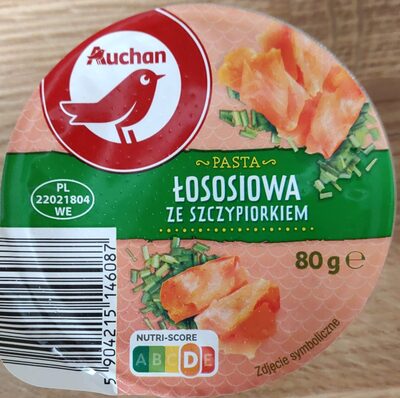 Pasta łososiowa ze szczypiorkiem