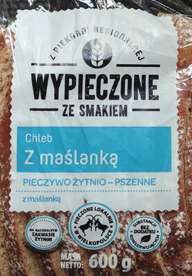 Pieczywo żytnio-pszenne z maślanką