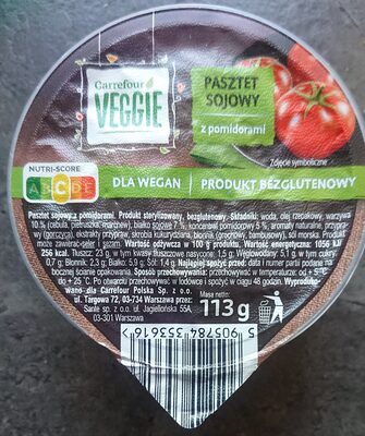 Pasztet sojowy z pomidorami