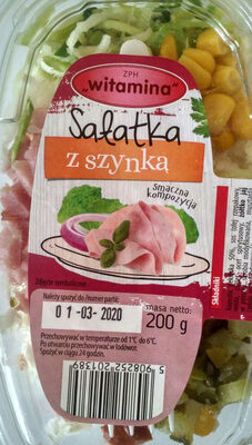 Sałatka z szynką