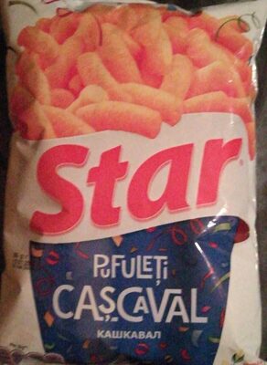 Corn Puffs Star W Cascaval 90G 1 / 20 1.6KG / Box