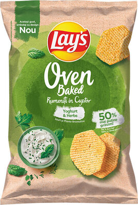Lay's Oven Baked Iaurt și plante aromatice