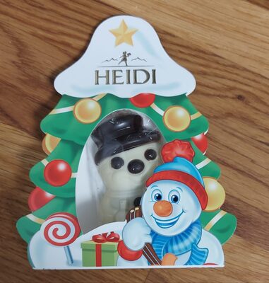 White chocolatefigurine with praline filling