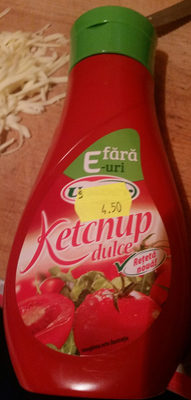 Univer Ketchup 470 g 100 g ketchup conține 185 g r