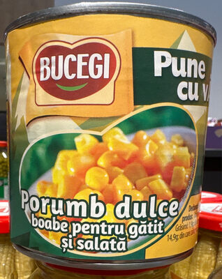 Porumb dulce boabe pentru gătit