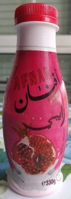 Yogur con jugo de granada