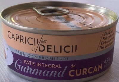 Pate integral de curcan