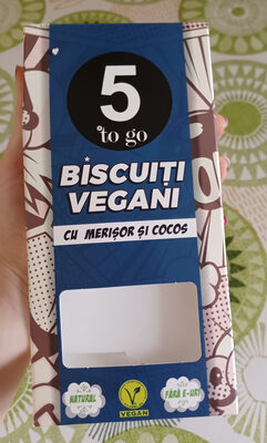 Biscuiti vegan cu merisor si cocos