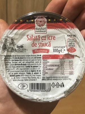 Salată de icre de Știucă