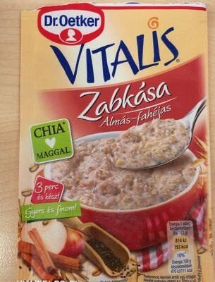 Vitalis zabkása - almás-fahéjas