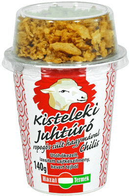 Kisteleki juhtúró sült hagymával - chilis