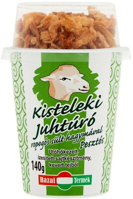 Kisteleki juhtúró sült hagymával - pesztós