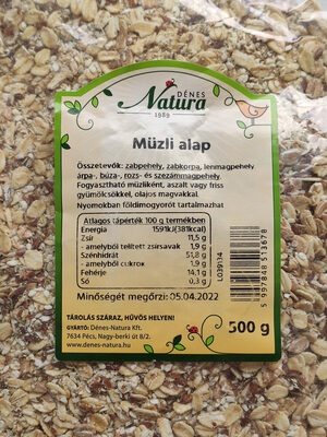 Müzli alap