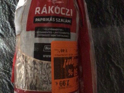 Pick Rákóczi paprikás szalámi füstölt.