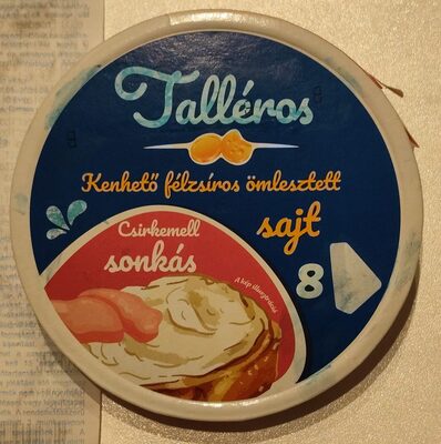 Kenhető ömlesztett sajt, csirkemell sonkás