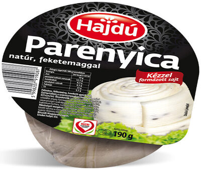 Parenyica natúr, feketemaggal